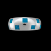 Band of Squares Ring