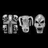 925 Sterling Silver Eddie Munson Ring Set - Stranger Things 4