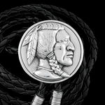Native American Chief Bolo - Mainland Silver