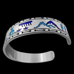 End of Trail Bracelet - Mainland Silver