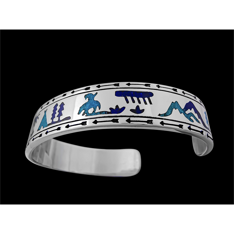 End of Trail Bracelet - Mainland Silver