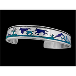Wolf Family Storyteller Bracelet - Mainland Silver