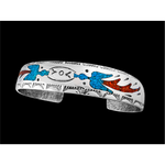 Native Thunderbird Bracelet - Mainland Silver