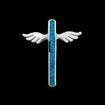 Small Winged Cross Pendant