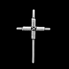 Coil Wrapped Cross Pendant