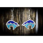 Bear & Arrow Dangle Earrings - Mainland Silver