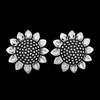 Sunflower Earrings - Mainland Silver