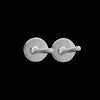 ER303 Crescent Moon Stud Earrings