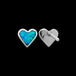 ER317 Simple Heart Stud Earrings