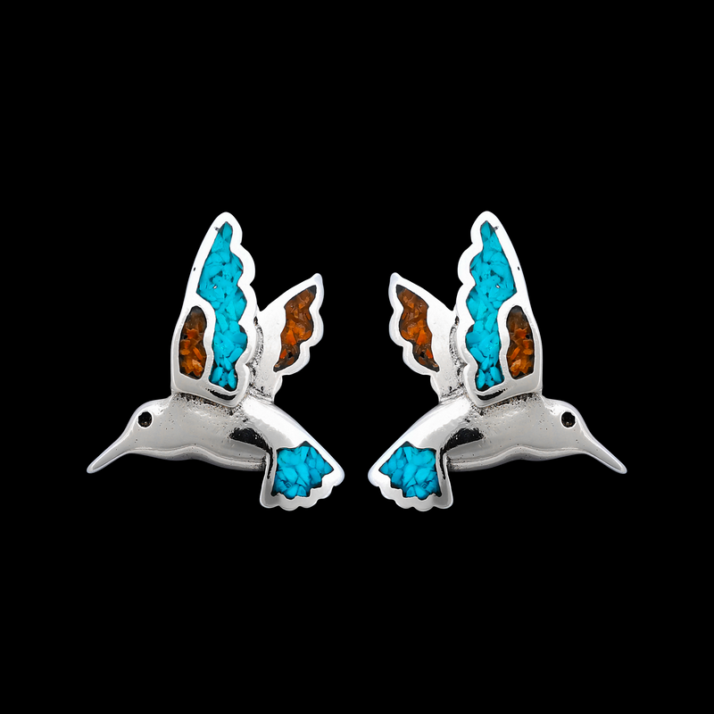 ER333 Hummingbird Earrings
