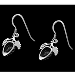 Pine Cone Earrings - Mainland Silver