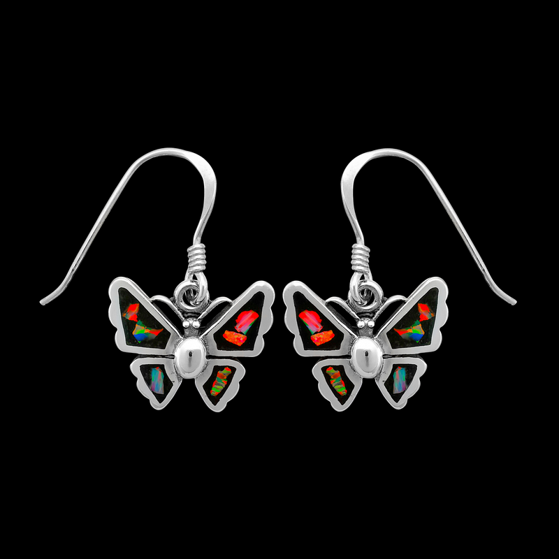 ER345 Defined Wing Butterfly Earrings