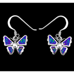 Defined Wing Butterfly Earrings - Mainland Silver