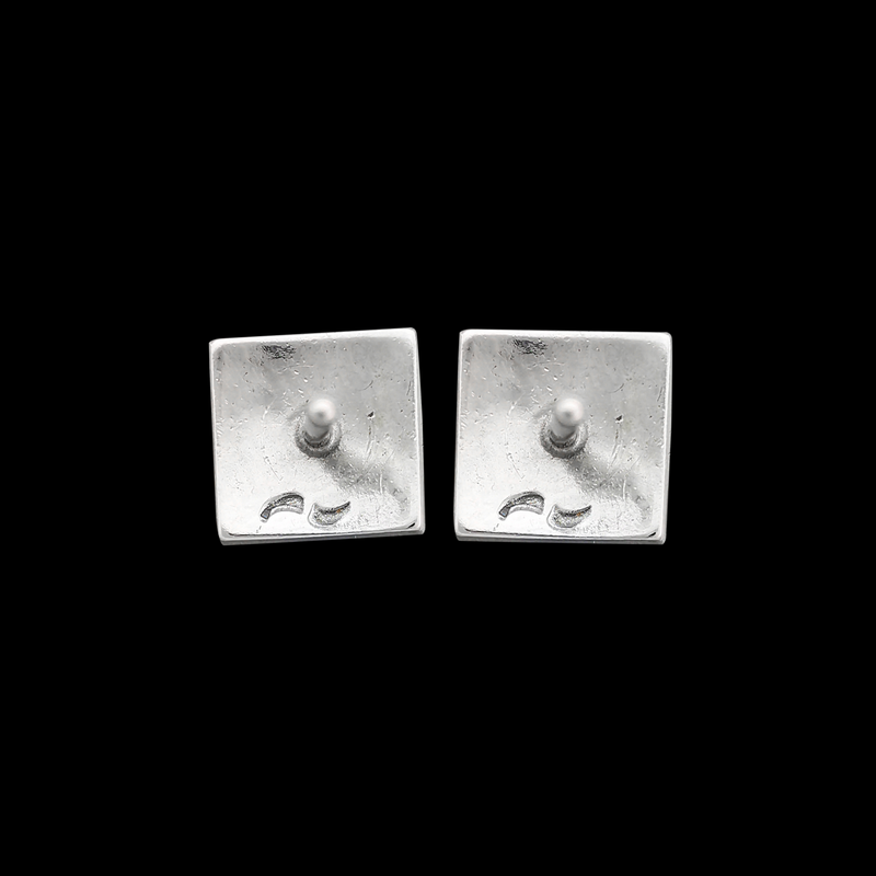 ER414 Hook Square Stud Earrings