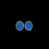 Oval Stud Earrings - Mainland Silver