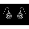 Horseshoe Bust Dangle Earrings
