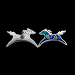 ER483 Native American Spirit Horse Earrings