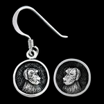 Round Man's Best Friend Earrings