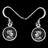 Round Man's Best Friend Earrings