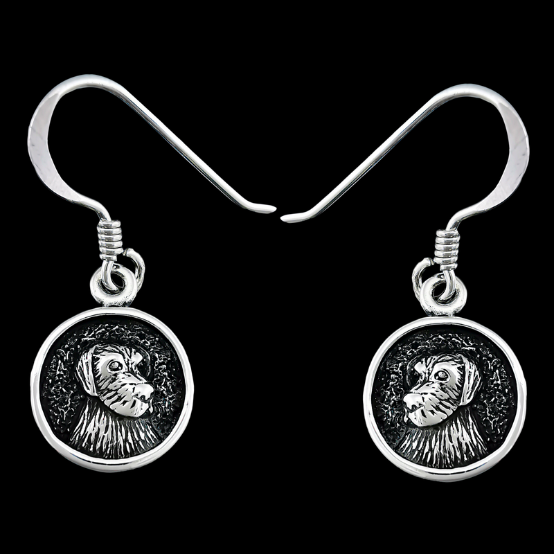 Round Man's Best Friend Earrings