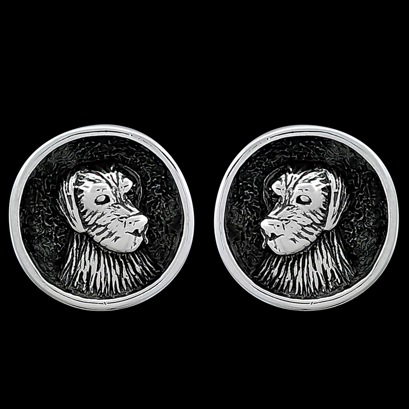 Round Man's Best Friend Earrings