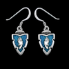 American Eagle Arrowhead Dangle Earrings - Mainland Silver