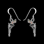 ER51 Six Shot Revolver Earrings