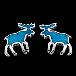 Moose Stud Earrings - Mainland Silver