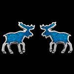 Moose Stud Earrings - Mainland Silver