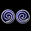 Spiral Stud Earrings - Mainland Silver