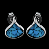 Droplet Stud Earrings - Mainland Silver