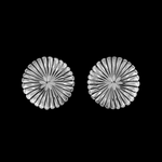 Daisy Stud Earrings - Mainland Silver