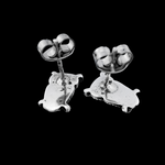 Small Owl Stud Earrings - Mainland Silver