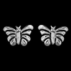 Butterfly Stud Earrings - Mainland Silver