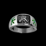 Gecko Spirit Ring - Mainland Silver