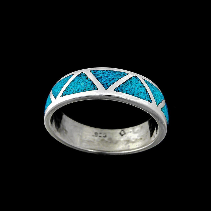 Blue Turquoise  inlay