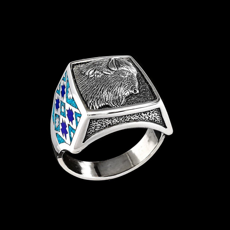 American Buffalo Ring, Fully Customizable Ring - Mainland Silver