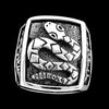 Diamondback Rattlesnake Ring, Fully Customizable Ring - Mainland Silver