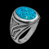Silver Accent Custom Inlay Ring - Mainland Silver
