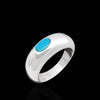 Large Oval Inset Ring - Mainland Silver