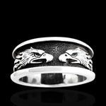Freedom Eagle Ring - Mainland Silver