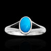 Simple Oval Ring - Mainland Silver