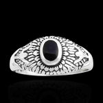 Floral Eye Ring - Mainland Silver
