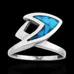 Abstract Wave Ring - Mainland Silver
