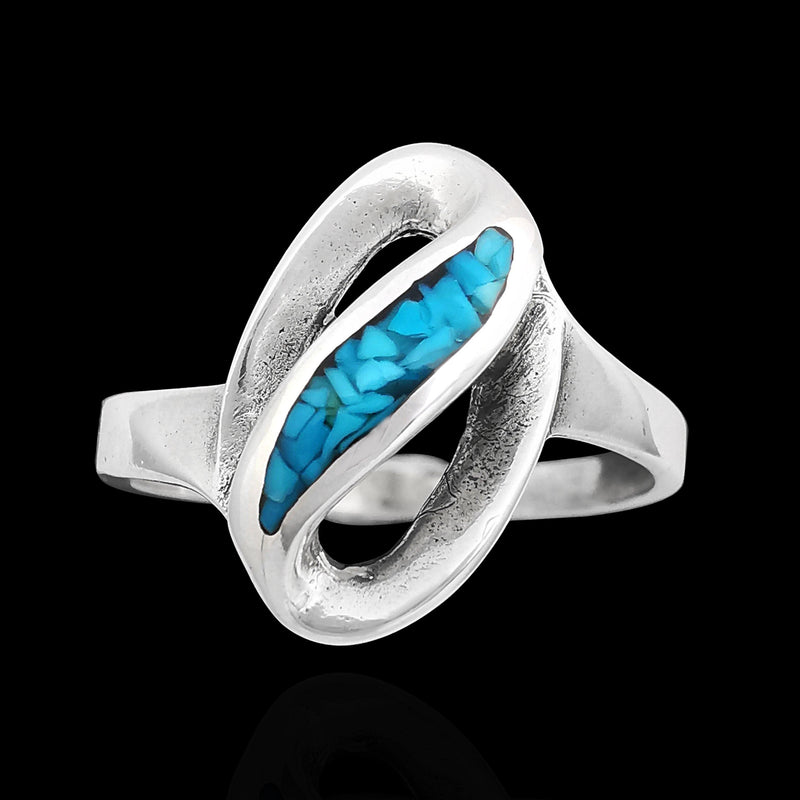Southwestern Oval Ring - Mainland Silver