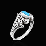 Nouveau Inlay Ring - Mainland Silver