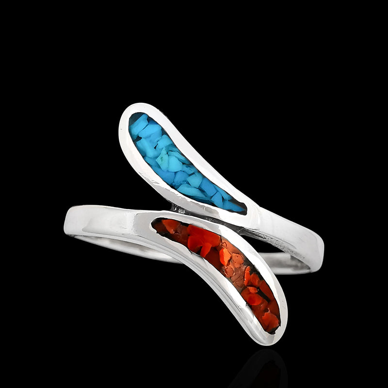 Tresse Inlay Ring - Mainland Silver