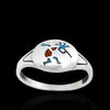 Dancing Kokopelli Ring - Mainland Silver