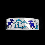 Moose Crossing Ring - Mainland Silver