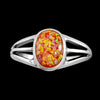Oval Inlay Showcase Ring